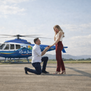 Helicopter Marriage Proposal in Rio de Janeiro