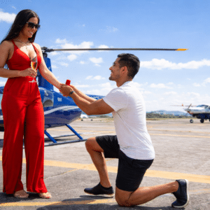 Helicopter Marriage Proposal in Rio de Janeiro