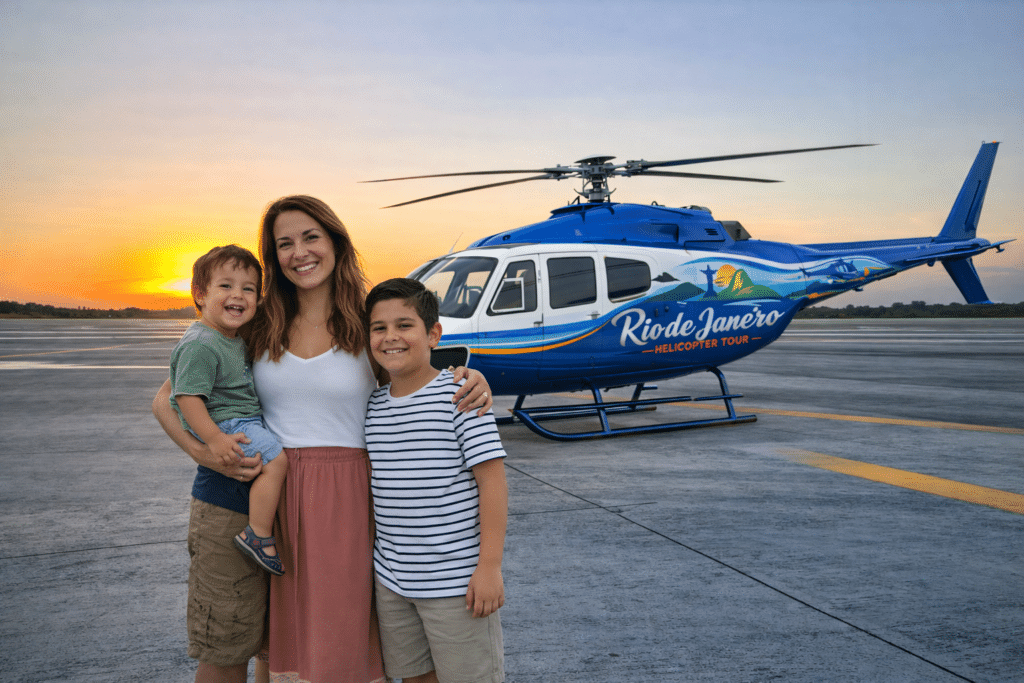 Singer Rio Helocopter Helicopter Rides in Rio de Janeiro - Shared, Private or Romantic